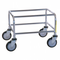 100C - Standard Tubular Base w/Casters (for 100 series carts)  - R&B Wire