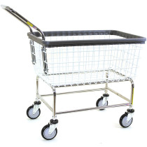 200CFCLCH - Large Capacity Laundry Cart w/Handle - R&B Wire