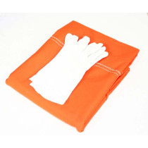 4007-100 - Wax Cloth 120" Wide Orange - Chicago