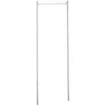 58C - Double Pole Rack, Chrome  (for 100 and 96 series carts)  - R&B Wire
