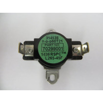 70299001 - Thermostat Limit Flush Mt 265F - Alliance | Replaces Part TU21867