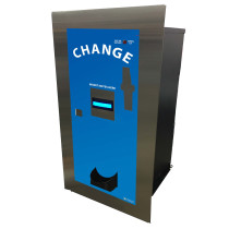 AC205 - Rear Load Bill to Coin Changer Dual Hopper Single Validator - American Changer
