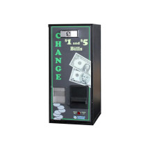AC500 - Front Load Coin Changer Single Hopper Single Validator Accepts $1 & $5 Only - American Changer