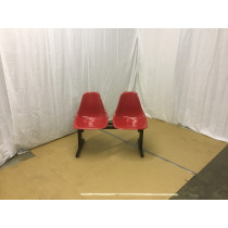 Modular Seating CMD-2 And 2 Chairs In Holly Red