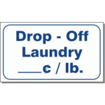 Drop Off Laundry Lb Sign 10" X 16"