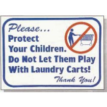 Please Protect Your Children Sign 12" X 16"
