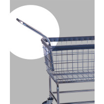 Accessory Cart Handle Fits All RandB Laundry Carts w/ Hardware