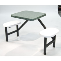 Seat Table Units STF-2224 With 1 Table And 2 Chairs In Rainforest