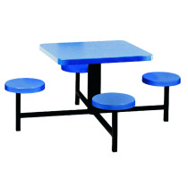 Seat Table Units STF-3030 With 1 Table And 4 Chairs In Regal Blue