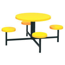 Seat Table Units STF-3600 With 1 Table And 4 Chairs In Marigold