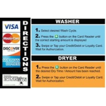 Spyder-Is06 -Usage Instruction Sign Double sided English and Spanish - Spyderwash