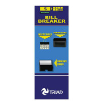TC500A-RLC1-2 Rear Load Bill Note Breaker Single Validator Dual Cassettes Single Hopper - Triad