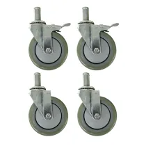 LC/CSTRS - Replacement Casters for Linen Carts, 2 Locking (4 each) - R&B Wire