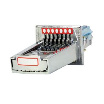 27-04-000-004 - Vertical 5 Coin Slide Chute for 118-5 .990 Tokens 4 Slots Open - Greenwald