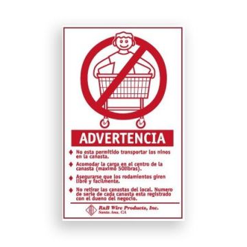 903S - Wall Mounted Warning Sign Spanish - R&B Wire