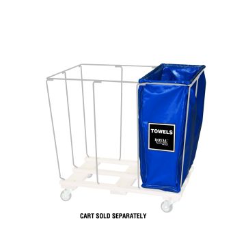 R10-Bbx-T3N - Drop-In Divider, 10 Bu, 1/3,Blue, Towel - Royal Basket