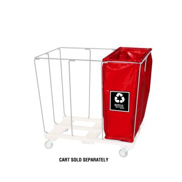 R10-Rrx-E3N - Drop-In Divider, 10 Bu, 1/3, Red, Enviro - Royal Basket