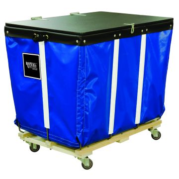 R16-Bbw-Hpc-3Unn - Hinged Top, 16 Bu, Blue, Pvc Top, 2Rg/2Sw - Royal Basket