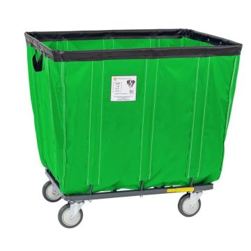 416Kdc/Jbgrn - 16 Bushel Ups / Fedex Able Vinyl Basket Truck Jelly Bean Green - R&B Wire