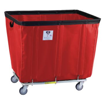 416Soc/Rd - 16 Bushel Permanent Liner Basket Truck Red - R&B Wire
